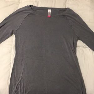 gray long sleeve